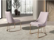 Krzesło z tkaniny w kolorze szarym 4182 ANGEL CERDA