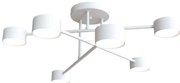 Żyrandol natynkowy HALO 6xGX53/8W/230V biały