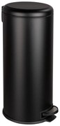 Czarny kosz na śmieci Wenko Leman Easy Close, 30 l