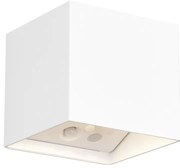 Lampa zewnętrzna ścienna LED z czujnikiem ruchu na USB (wysokość 10 cm) Genie – Trio