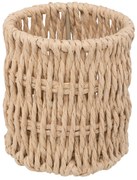 Pojemnik na długopisy pleciony KORD, Ø 9,5 cm