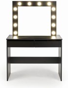 HOLLYWOOD toaletka z oświetleniem czarny