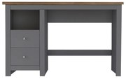 Biurko z blatem w dekorze dębu 50x120 cm Emerald – Støraa