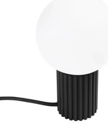 Lampa biurkowa HALO czarna ryflowana SOLLUX LIGHTING