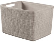 Curver Kosz Jute L 20 l, taupe