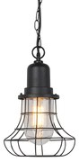 Zewnetrzna Rustykalna lampa wisząca zewnętrzna czarna - Moreno Rustykalny / Vintage Oswietlenie zewnetrzne