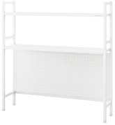 Metalowa nadstawka na biurko JENNY, 950 x 980 x 220 mm, biała