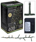 Lampki na choinkę Cluster, 400 mini LED ciepły