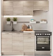 Mały zestaw szafek kuchennych 5 sztuk dąb sonoma F7-K19