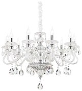 Ideal Lux - Żyrandol kryształowy na łańcuchu NEGRESCO 10xE14/28W/230V śr. 85 cm przezroczysty