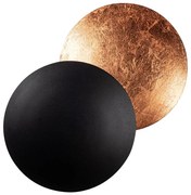 Czarny/w kolorze miedzi kinkiet LED ø 25 cm Yosma – Opviq lights