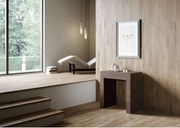 Konsola rozkładana 78x47/299 cm Allin Orzech wewnętrzne przedłużenia