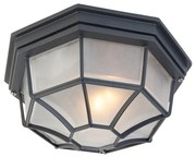 Lampa sufitowa rustykalna ciemnoszara 26,5 IP44 - Bri