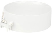 Biała porcelanowa miska CAT