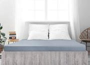 PrzytulneMieszkanie.pl Prześcieradło jersey z bawełny mako LUXORA 90x200 cm jasnoszare
