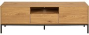 Szafka pod TV w dekorze dębu w naturalnym kolorze 140x45x40 cm Seaford – Actona