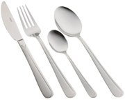 Satynowy komplet sztućców w walizce 72 elementy H5-S52