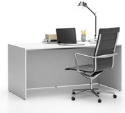 Biurko SEGMENT, 162x80 cm, biały