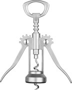 Luksusowy korkociąg "Charles de Gaulle" ze srebra z otwieraczem do butelek