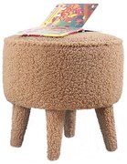 Taboret PIXI śr. 38 cm brązowy