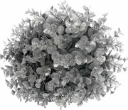 Świąteczna dekoracja wisząca Eukaliptus kula, srebrny, śr. 24 cm