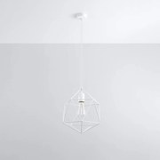 Lampa wisząca GASPARE biała SOLLUX  LIGHTING
