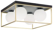 Lampa sufitowa plafon APP1168-4C Gold White