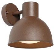Zewnetrzna Industrialna lampa ścienna zewnętrzna rdzawo-brązowa okrągła IP44 - NatasPrzemysłowy Oswietlenie zewnetrzne