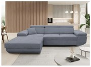 Rozkładany narożnik w kształcie litery L z pojemnikiem, lewy, ciemnoszary CASTELO