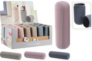 Organizer podróżny/etui Stripe różowy, 5 x 19 cm
