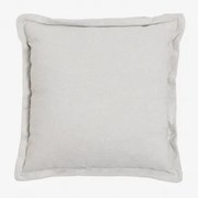 Kwadratowa Poduszka (53x53 Cm) Kata Tkaniny Beżowy Krem - Sklum