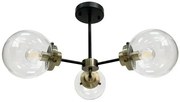 Potrójna lampa sufitowa ze szklanymi kloszami - V133 W5-A49