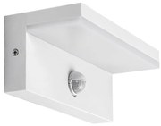 Rabalux 77116-LED Zewn. naścien. lampa z czujnikiem ZARAGOZA LED/9W/230V IP54  biały