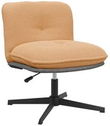 Beżowy nowoczesny fotel obrotowy F6-C86