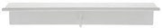 Jasnoszary stalowy wieszak ścienny z półką 21,5 cm A-Coat – Zone