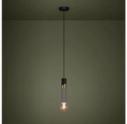 Eglo 39935 - Żyrandol na lince CEDRAL 1xE27/40W/230V czarny/złoty