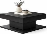 Designerski Stolik Czarny Kawowy 140 Cm C4-N16