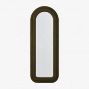 Lustro Ścienne 60x160 Cm W Tkaninie Barankowej Ilai Salvia Zieleń - Sklum