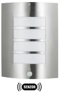 Lampa zewnętrzna MEMPHIS z czujnikiem, stal nierdzewna IP44