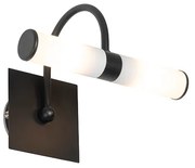 Klasyczna lampa ścienna do łazienki czarna IP44 2-światła - Bath Arc