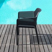 Krzesło ogrodowe Net Antracite NARDI