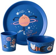 Zestaw naczyń dla dzieci: talerzyk, miseczka, kubeczek DREAMS, KOZIOL