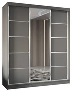 Szafa przesuwna - Marco 180 cm, szary mat