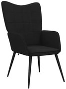 Czarny fotel do salonu K2-P91