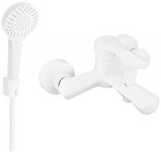 Mexen Sabre R05 bateria wannowa z zestawem prysznicowym, biała - 7213R05-20