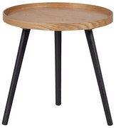 Stolik z blatem w dekorze jesionu WOOOD Mesa, ø 45 cm