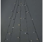 Nedis WIFILXT12W200 - LED Zasłona bożonarodzeniowa 200xLED/8 funkcji5x7m IP65 Wi-Fi Tuya