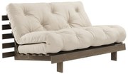 Beżowokremowa rozkładana sofa 140 cm Roots – Karup Design