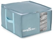 Plastikowy pojemnik próżniowy do przechowywania ubrań 42x40x25 cm Blue Edition – Compactor
