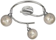 Lampa sufitowa z trzema kloszami na spirali - V093-Prozer